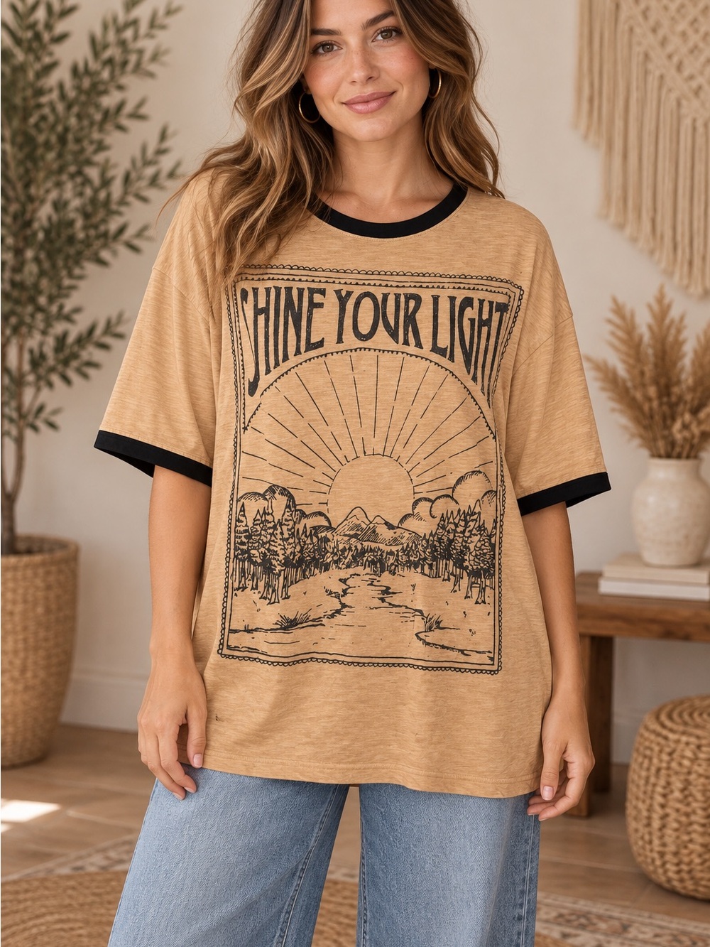 NATURAL LIFE Shine Your Light Tee (090789) ☀️